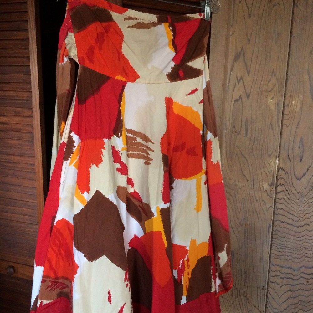 Anthropologie Viola strapless dress